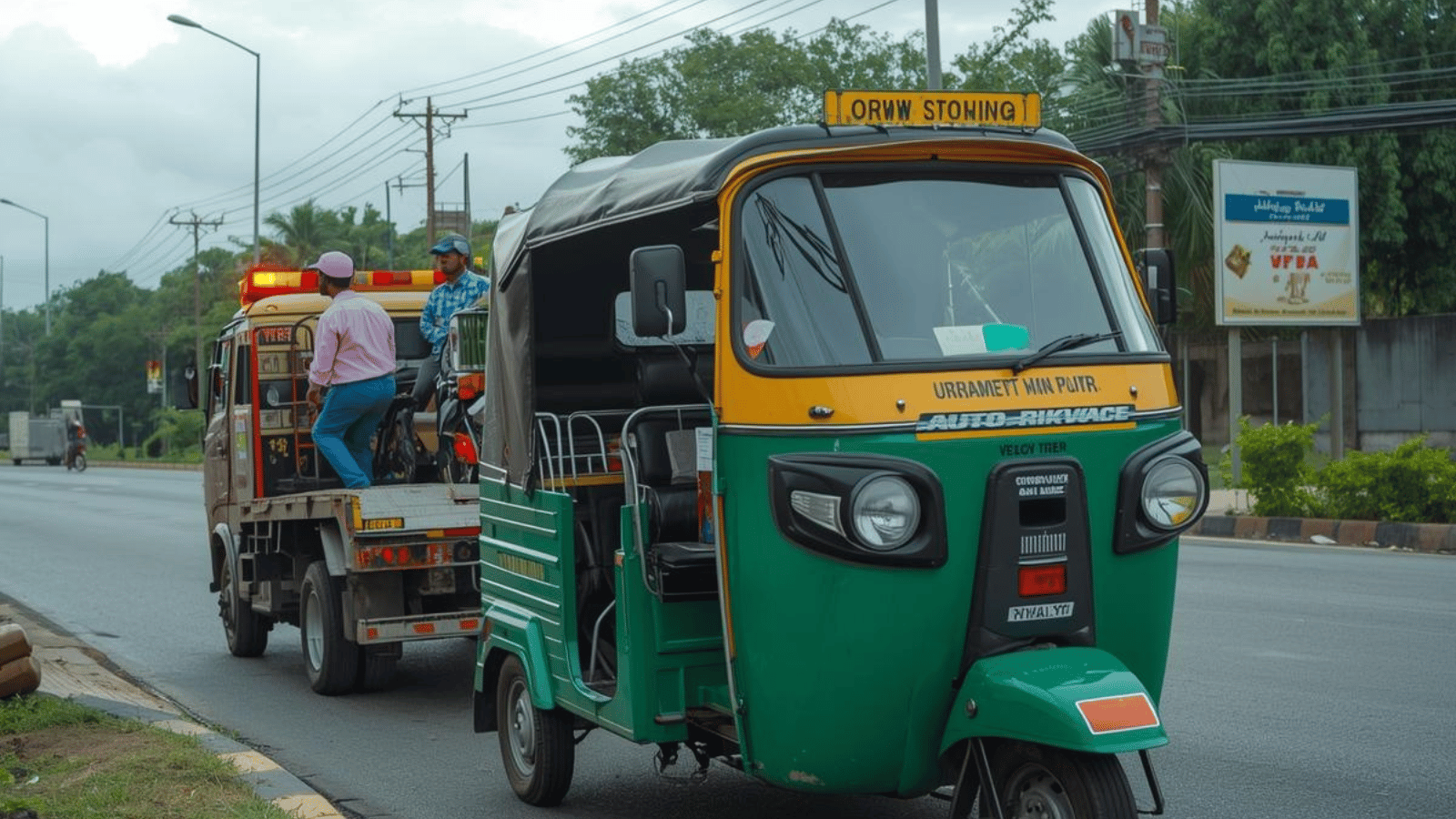 Three Wheeler Towing Service