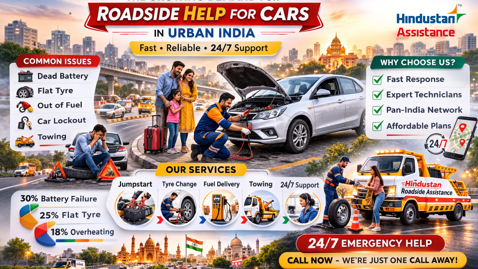 Roadside Help for Cars in Urban India