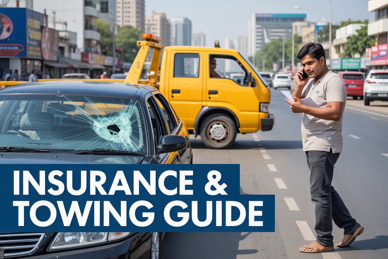 Insurance & Towing After a Crash in Surat, gujarat