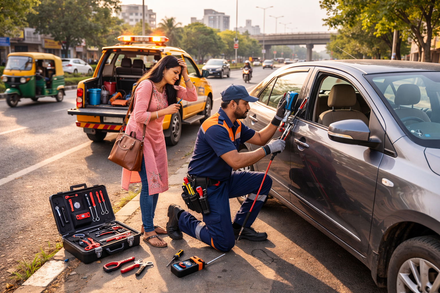 Lockout service for Cars