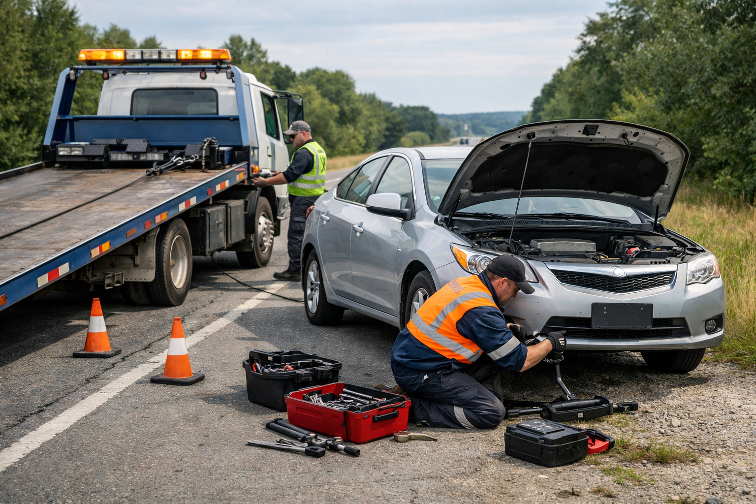 Breakdown towing and repair