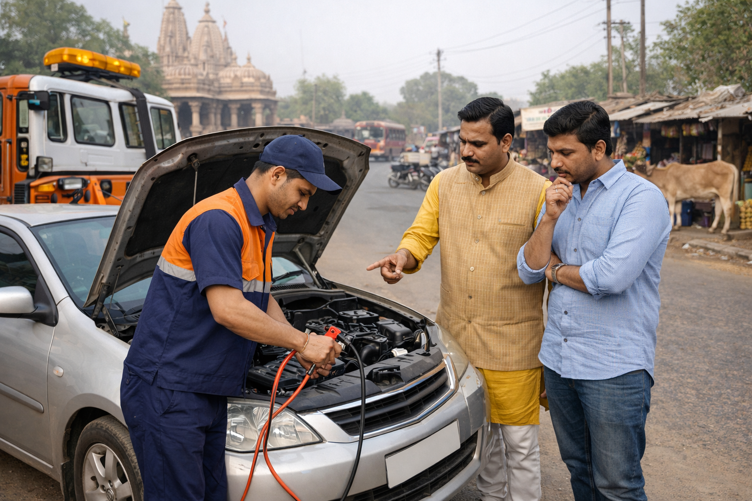 Dead Battery Towing Service in Gujarat